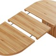 thumbnail image 6 of CQSXDA Extendable Dining Table Range 55.12" to 70.87" with Removable Leaves Ideal for Living Areas, 6 of 8