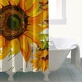 thumbnail image 4 of Waterproof Cute Sunflower Colorful Shower Curtain 72x72 Inch Boho Style Polyester Unique Shower Curtain for Bathroom Hotel Home Decor with 12 Plastic Hooks, 4 of 5