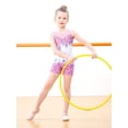 thumbnail image 3 of Gymnastics Leotards for Girls Toddler Unitard Biketard Clothes Cute Kid Dance Outfit 3-7T, 3 of 7