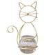 thumbnail image 2 of Maceta hidropónica de vidrio para escritorio, maceta de vidrio para escritorio, con forma de gato, gato Oro, 2 of 7