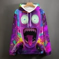 thumbnail image 4 of Rick And Morty Unisex Adult Hoodie Casual Hooded Sweatshirt Pullover Novelty 3D Printed Sweater Jacket L, 4 of 8