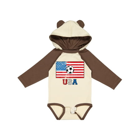 

Inktastic USA Soccer Gift Baby Boy or Baby Girl Long Sleeve Bodysuit