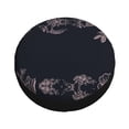 thumbnail image 3 of Waterproof Spare Wheel Cover, Flower Memorial Sadness Adjustable Wheel Cover For Jeep Trailer Rv Suv Car, 15 Inch, 3 of 8