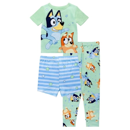Character Toddler Top, Pants and Shorts Pajama Set, 3-Piece, Sizes 12M-5T