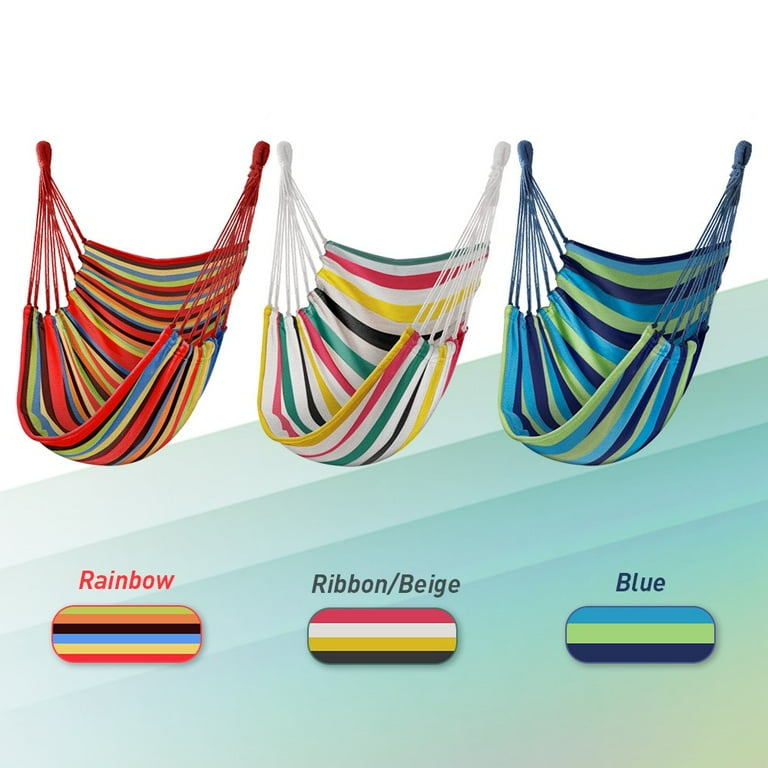 QUANFENG QF Large Porch Hanging Hammock Chair, Indoor