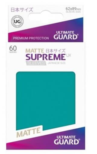 60 ULTIMATE GUARD SUPREME UX MATTE TRANSPARENT JAPANESE Card SLEEVES Protector 