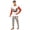 Men, variant on Halloween Pajamas, Halloween Matching Family Pajamas White Red Pumpkin Print Long Sleeve 2 Piece Pj Set Festive Sleepwear Nightwear Loungewear Winter Holiday Family Photos