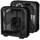 thumbnail image 1 of Ventilador de sobremesa Shinic, 10 cm, 2 velocidades, negro, 2 paquetes, 1 of 8