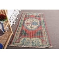 thumbnail image 4 of Moroccan Rug, Vintage Rug, Turkish Rug, Wool Rugs, 2.6x4.5 ft Small Rug, 4 of 9