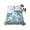 Green, variant on King Flat Sheet Only Red Strawberry Litter Flower Leaves on Black Soft Microfiber Cooling Bedding Sheets Summer Fruit Flat Bed Sheet