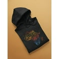 thumbnail image 2 of African Map Zentangle Art Hoodie Women -Image by Shutterstock, Female 3X-Large, 2 of 4
