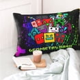 thumbnail image 6 of Geometry Dash Pillowcases Soft Pillow Holder Decorative Cushion Cover Home Decor Rectangular Throw Pillow Covers 14"X20", 6 of 9