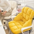 thumbnail image 3 of Heating pad, Heated Seat Cushion Desk Chair Cushion Non-Slip Rocking Chair Cushion Soft Heated Seat Pad Ties USB Heating Thickened Seat Warmer for Office Chair,Rocking Chair,Computer Chai, 3 of 7