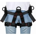 thumbnail image 2 of 1 Set Climbing Safety Belt with Adjustable Lanyard, Safety Belt Kit, Thicken Half Body Safety Climbing Belt, Personal Portable Protective Equipment, Black Red, 2 of 7