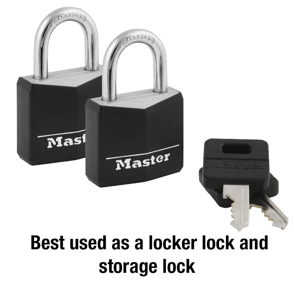 PEAKLOCK 12-Pack Keyed Alike Padlocks – 40mm Aluminum Body, Long Hardened Steel Shackle, Weatherproof, For Lockers, Sheds, Gates And More
