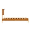 thumbnail image 4 of AFI Charlotte Twin Solid Wood Low Profile Platform Bed, Light Toffee, 4 of 13