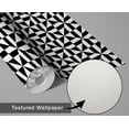 thumbnail image 6 of S4Sassy Modern Geometric Checkered Wallpaper - Black Wall Covering, 25" x 60" Self-Adhesive Textured Vinyl Walls Paper, Decorative Walls Wrap, Easy DIY Wall Covering For Bedroom, Cabinets, 6 of 9
