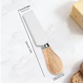 thumbnail image 3 of Multi-Use Cheese Knife | Oimcto Mini Premium Stainless Steel Cheese Knife, Cheese Knives for Charcuterie Board Charcuterie Boards Accessories, 3 of 5