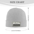 thumbnail image 3 of ZICANCN Demonstration Show Me Knit Beanie Hat, Winter Cap Soft Warm Classic Hats for Men Women, Gray, 3 of 8