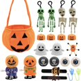 thumbnail image 1 of Halloween Apropios Complicados Party Halloween Party Favors Pumpkin Candy Bucket Juguete Para Niños Niños Eigraketly HA046701-01, 1 of 6