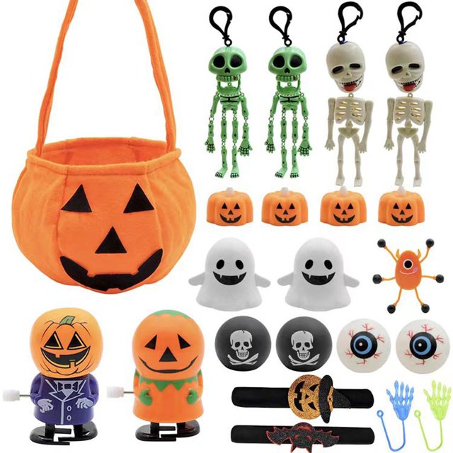 Halloween Apropios Complicados Party Halloween Party Favors Pumpkin Candy Bucket Juguete Para Niños Niños Eigraketly HA046701-01