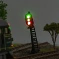 thumbnail image 4 of 1Pcs Traffic Light Model with Green Yellow Red Black Colors for Scene Decoration in Scale 1/87 Layouts, 4 of 9