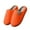 Orange, variant on Cute Slippers for Women Anti-Skid Rubber Sole Lined House Shoes for Indoor Outdoor Knit Memory Foam Cute Unisex with Arch Support Gifts for Men