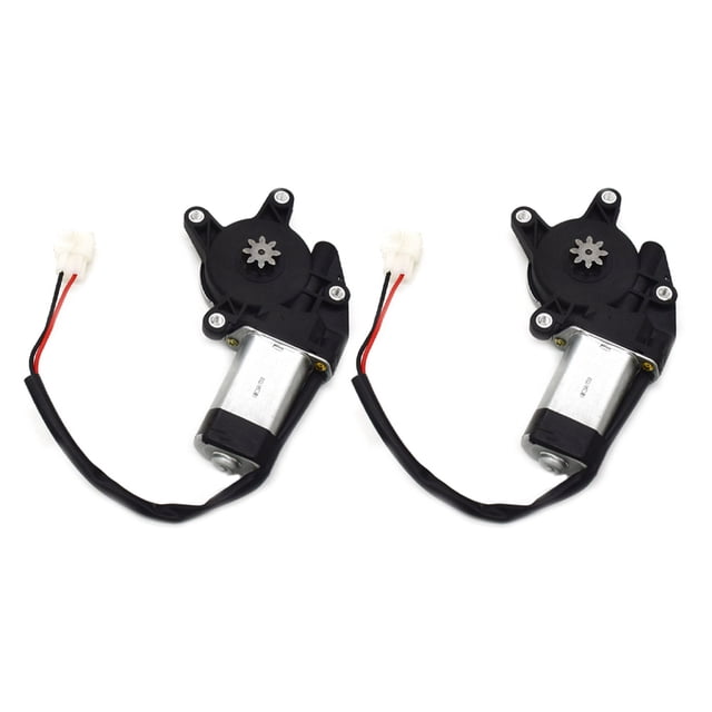 2X Motor Power Window Lift Motor Electric Car Electric Window Regulator Motor Window Lifter Power Motor Motor 12V,2 * Window Motor,Black & Silver