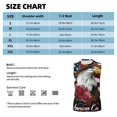 thumbnail image 4 of Picia Eagle With Hat And Roses mens Cotton Tank Undershirts , Moisture-wicking Ribbed Tanks, Lightweight Cotton Tank Undershirts-Medium, 4 of 8