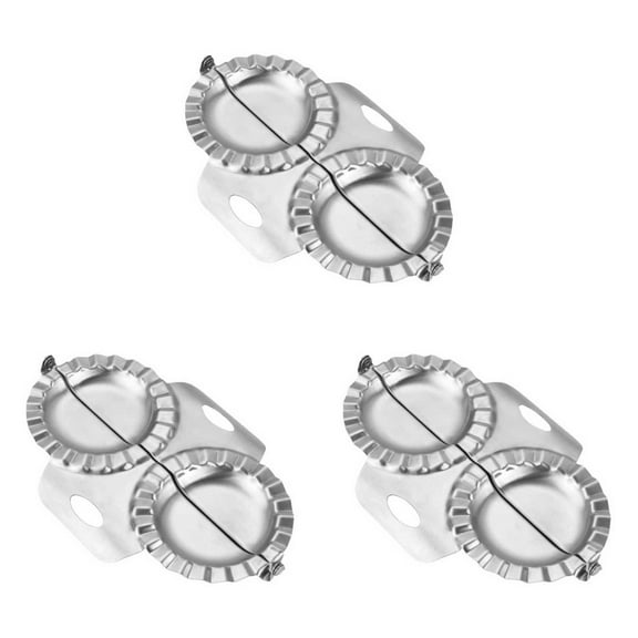 3 PCS Dough Press Machine Wrapper and Filling Tool Crimped Dumpling Maker