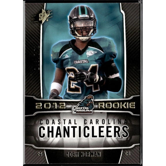 Collectible 2012 Upper Deck SPx Josh Norman #160 Coastal Carolina Chanticleers Football Card Coastal Carolina Chanticleers NCAA Football Trading Card