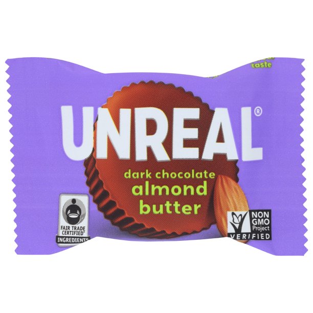 Unreal Dark Chocolate Almond Butter Cup, 0.53 Oz