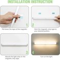 thumbnail image 3 of 10 Focos LED de Movimiento,Lampara Pared Noche Recargable USB Luz para Armario Pasillo Escalera Closet Guardarropa Cocina Garaje Coche mostrador XianweiShao 8390615111034, 3 of 5