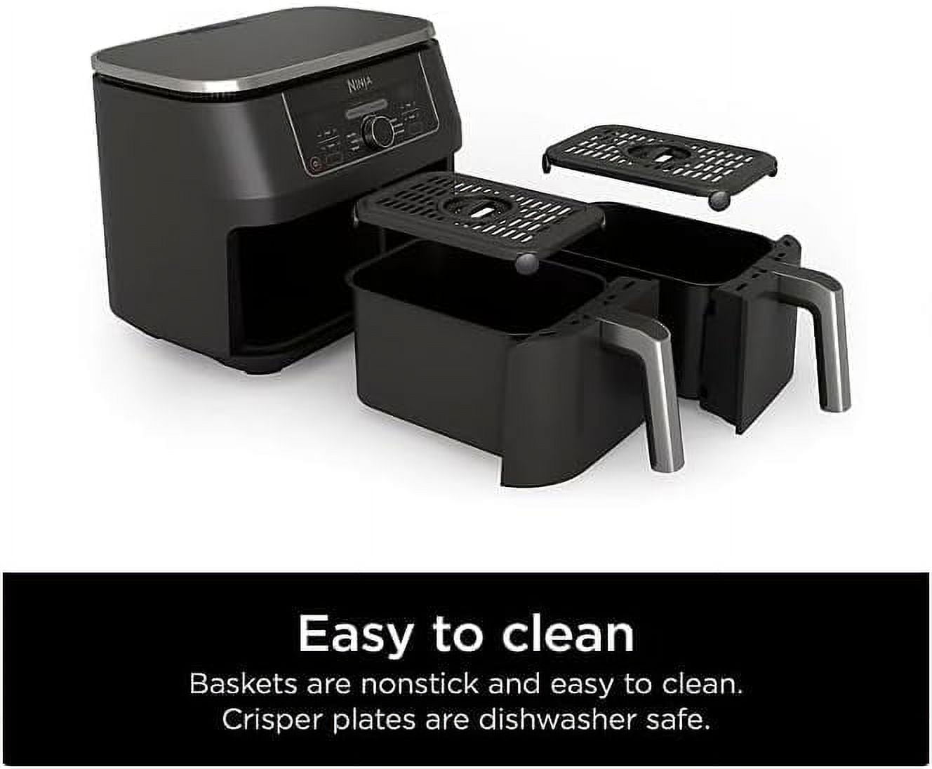 だいと2 New Ninja Foodi 6-in-1, 8-qt. Double Basket Air Fryer with