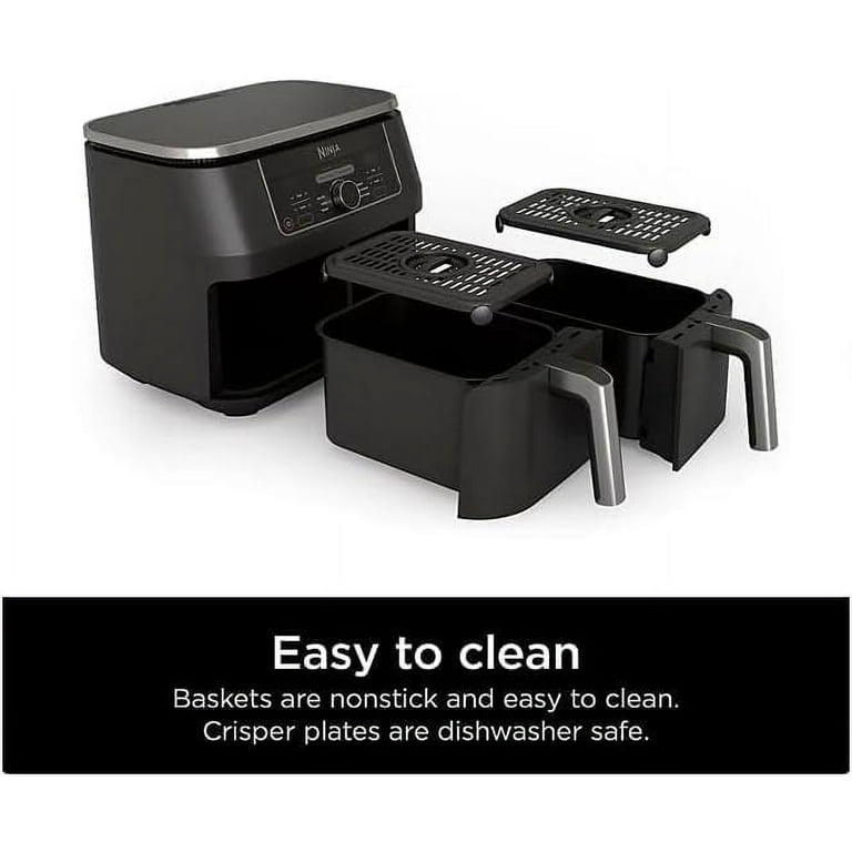 New Ninja Foodi 6-in-1, 8-qt. Double Basket Air Fryer with