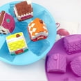 thumbnail image 4 of House Shape Silicone Mold, 6 Cavity Non-stick Cozy Village Baking Pan, House Shape Soap Mold, Mini Christmas House Cake Molds for Brownies Chocolate Jelly Pudding Cupcake Ice-cream, 4 of 8