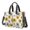Daisy Pioneer Flower and Sunflowers, variant on Daisy Pioneer Flower and Rainbow Canvas Messenger Tote Bag, Work Tote with Multi Pockets & Removable Strap, Large Capacity Gifts for Work Travel Shopping