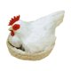 thumbnail image 1 of Modelo de simulación de pollo, figura de gallina, decoración de Pascua, estatua de jardín, modelo de gallina, adorno para jardín, hogar y patio., 1 of 9