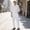 Set-A189White, variant on Gamivast Breathable 2 Piece Set for Men Long Sleeve Band Collar Shirt and Loose Trousers Linen Cotton Feel Outfit for Yoga Beach Summer Vacation