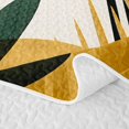 thumbnail image 5 of Homewish Mid-Century Plants Print Twin Quilt Set,Boho Lines Art Twin Coverlet Set,Cream,2pcs, 5 of 7