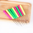 thumbnail image 3 of KAKOWELY scriber needle 50pcs Sewing Awls Patchwork Seam Ripper Sewing Tools Scriber Needles Needlework Quilling Stitches Device (Rosy Green Yellow Mixed), 3 of 5