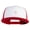 Red, variant on Tiny Nautical Wheel Iron On Patched Classic Trucker Cap - Blue OSFM