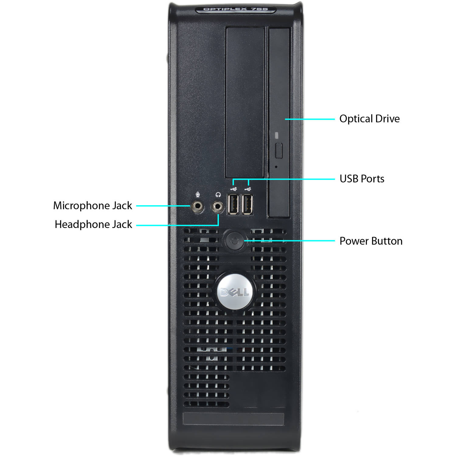 Restored Dell Small Form Factor Desktop PC with Intel Core 2 Duo Processor, 4GB Memory, 250GB Hard Drive DVD Wi-Fi and Windows 10 Home (Refurbished) - image 2 of 5