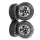 thumbnail image 2 of Llantas resistentes al desgaste Bewildely Neumáticos 1/24 Axial SCX24 Crawler RC Negro, 2 of 6