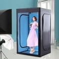 thumbnail image 4 of Miumaeov Light Box Professional Photography LED Studio Large Lightbox Dimmable Photo Video Continuous Lighting Cube Shooting Tent Kit with 3 Colors Backdrops and Carrying Bag 39*47*78inch, 4 of 9