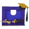 thumbnail image 2 of Homekingdee 2026 Graduation Photo Frame with Bachelor Cap Tassel - Wooden Desktop Ornament for College High School Graduation Keepsakes Tabletop Display, 2 of 4