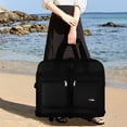thumbnail image 7 of 30" Expandable Foldable Luggage Bag Suitcase with 4 Swivel Wheels Collapsible Rolling Travel Bag for Home Storage Moving,Black - EX, 7 of 7