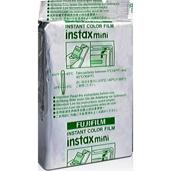 Fujifilm Instax Mini Instant Film Foil, 10 Count