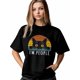 thumbnail image 1 of Womens T-Shirts Black Cat Colorful Stripe T-Shirt Crewneck Short Sleeve Summer Tops Casual Loose Tees EW People, 1 of 8