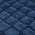 thumbnail image 3 of Unique Bargains 4Pcs Velvet Geometric Textured Pillow Covers Home Decor Cushion Covers Navy Blue 18" x 18", 3 of 6